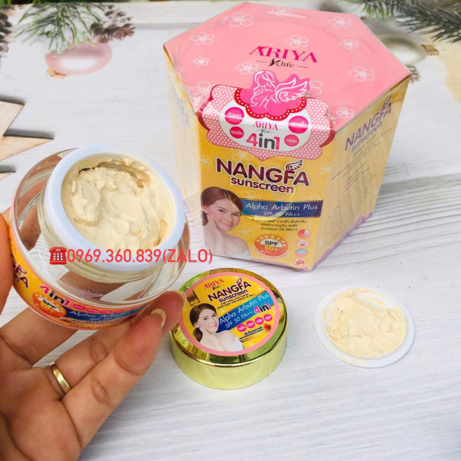 Kem Chống Nắng Nangfa Thái Lan Hủ lớn 20 gam