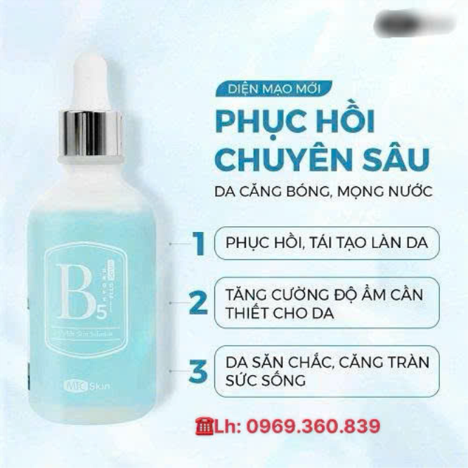 Serum Hydra B5 Plus MTC Skin Cấp Ẩm Căng Bóng Cho Da