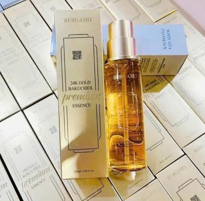 Tinh Chất Serum Begamo Vàng 24K Gold Bakuchiol Premium Essence 120ml(mẫu mới)