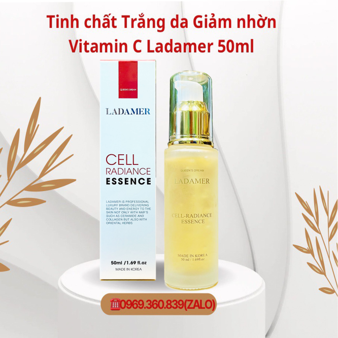 Tinh chất trắng da giảm nhờn Vitamin C Ladamer Cell Radiance Essence 50ml