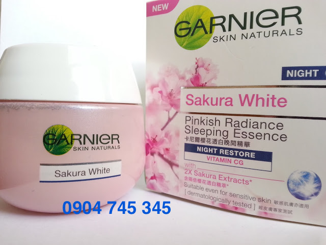 kem-duong-trang-da-kem-duong-garnier-dem-sakura-white-pinkish-radiance-sleeping-essence-night-restore-cream-50ml-5478